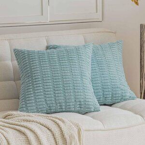 Throw Pillow Covers 24x24 Set of 2 Decorative Couch Pillow Case Cushion Cover